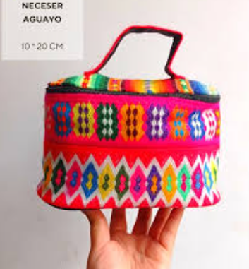 Neceser tejido aguayo
